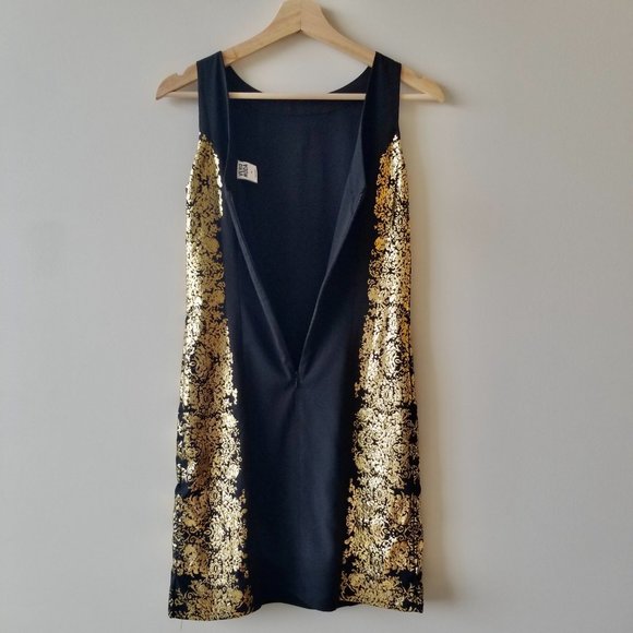 Host Pick Vero Moda Women's Statement Dress Gold - Picture 3 of 10